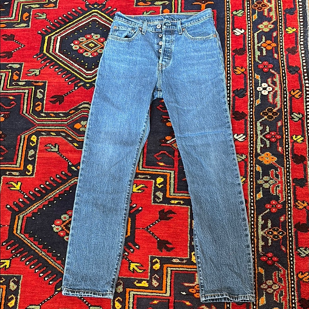 Levi's Original 501 Women’s Button Fly Jeans, 27 x 30